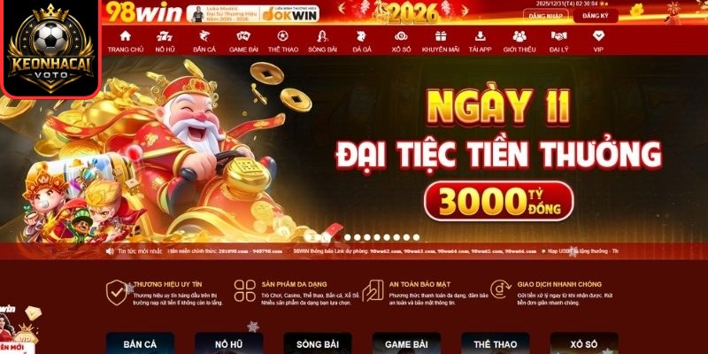 98Win – Đánh Giá Nhà Cái Uy Tín Xanh Chín Hàng Đầu Châu Á 2 Điểm nổi bật giúp 98WIN giữ chân người chơi