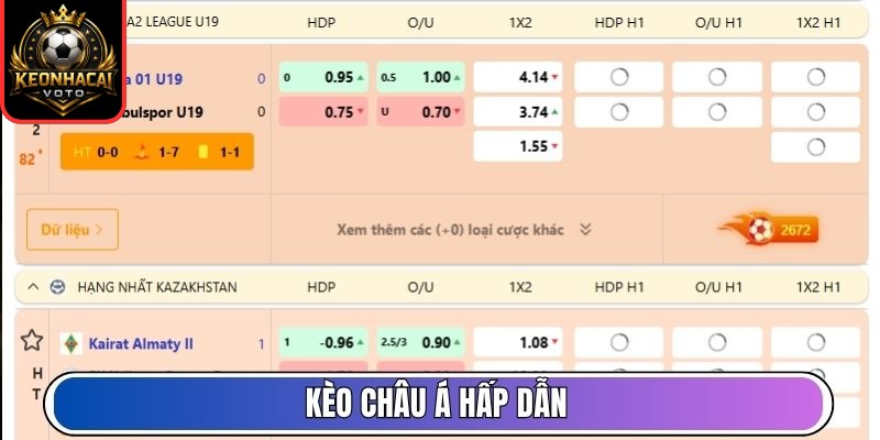 KEONHACAI VOTO | Tỷ Lệ Kèo Nhà Cái Trực Tiếp, Kèo Nhà Cái 5 Hôm Nay 20 Kèo châu Á hấp dẫn