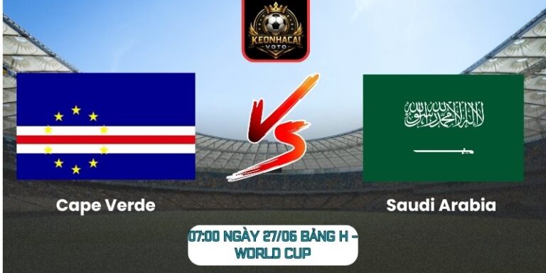 Cape Verde vs Saudi Arabia